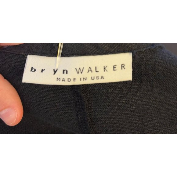 Bryn Walker Black Linen Dress M - Picture 5 of 5